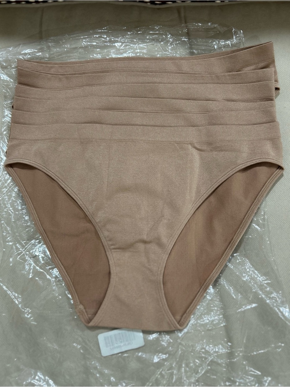 Quince High Waist Smoothing Comfort Brief 6 Pack NWOT Nude Intimate Size M